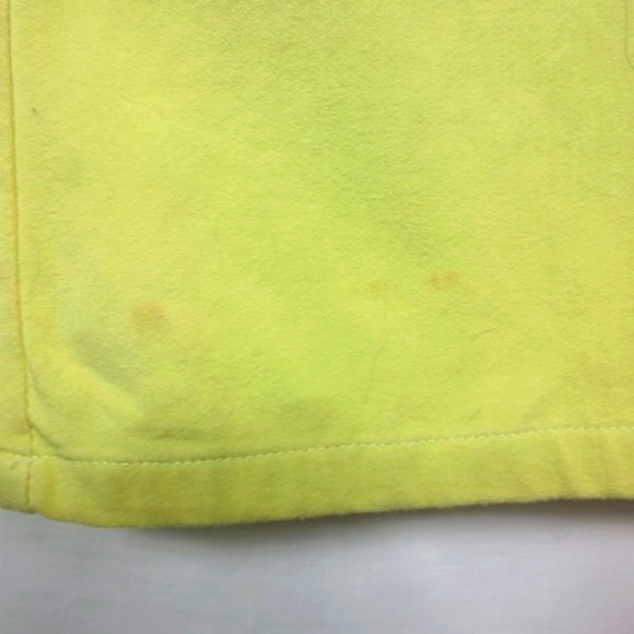 Fabrizio Gianni Jeans Chartreuse Cotton Twill Lightweight Wide Leg Size 10 - Picture 5 of 10